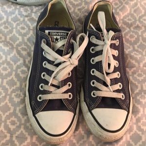 Blue all star converse